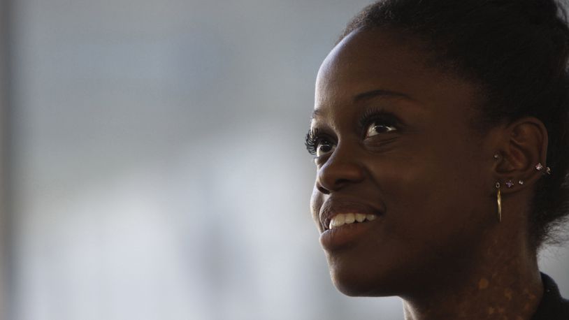 FILE - This Monday July 9, 2012 photo shows dancer Michaela DePrince in Johannesburg. (AP Photo Denis Farrell, File)