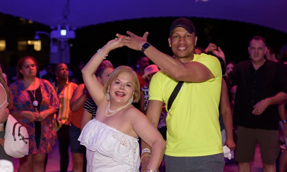 The 23rd annual Hispanic Heritage Festival, hosted by PACO (The Puerto Rican, American and Caribbean Organization), happened at RiverScape MetroPark in downtown Dayton on Saturday, Sept. 21, 2024. TOM GILLIAM / CONTRIBUTING PHOTOGRAPHER