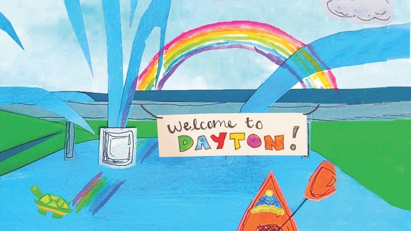 The 2020 cohort of University of Dayton River Stewards created a children’s book, Into the River, to inspire children’s literacy and educate local youth about the importance of rivers in the greater Dayton area.
