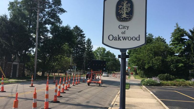 Road maintenance is among the items funded by an Oakwood city levy first approved in 2013. FILE