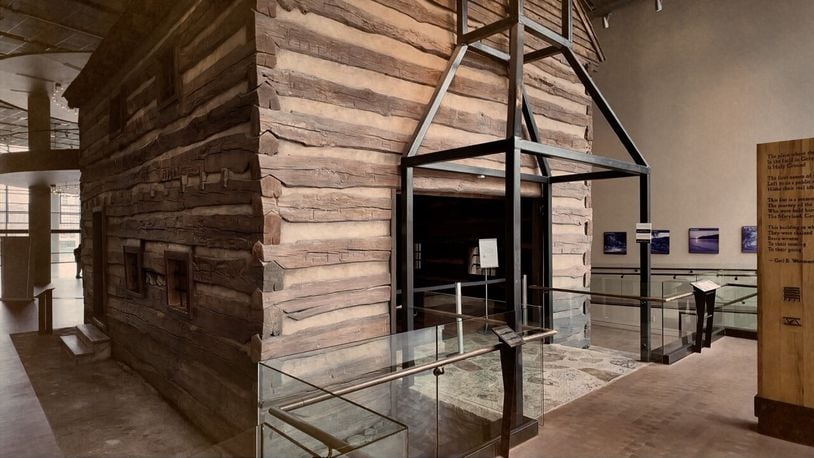 America's only standing slave pen is at the Freedom Center in Cincinnati. It's not a cabin, it was essentially a warehouse for enslaved people before they were sold 750 miles down the river to Natchez, Miss. WCPO/CONTRIBUTED