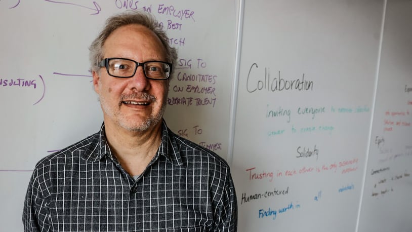 Peter Blenkendorf, is the founder of The Collaboratory, a organization that develops community initiatives. JIM NOELKER/STAFF