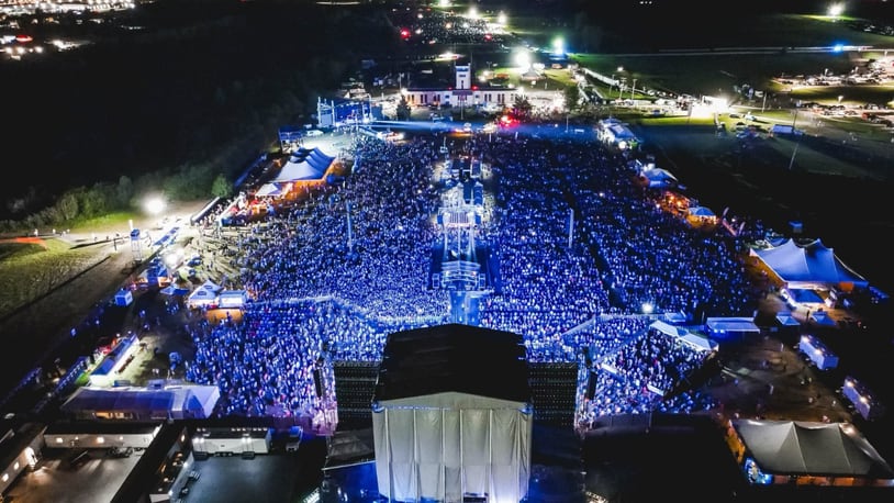 The crowd was giant at the 2024 Voices of America Fest in West Chester Twp. in August 2024. The next event takes place Aug. 7-10, 2025 and will feature Hardy as one of the headliners. CONTRIBUTED/VOA COUNTRY MUSIC FEST