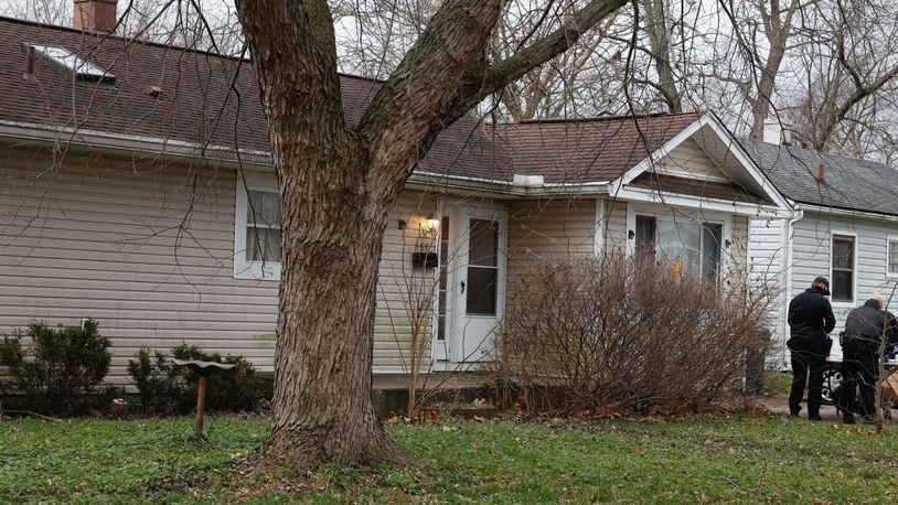 FBI agents searched a home in the 100 block of Pat Lane in Fairborn on Thursday, Dec. 16, 2021. JIM NOELKER / STAFF