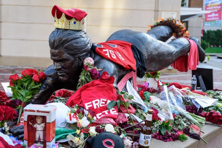 PHOTOS: Pete Rose Memorial at Great American Ball Park in Cincinnati