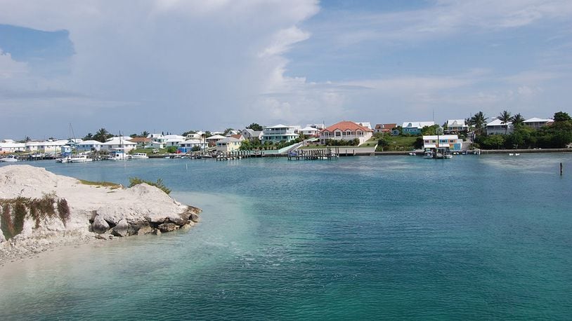 Stock photo of a beach on the island of Eleuthera in the Bahamas.