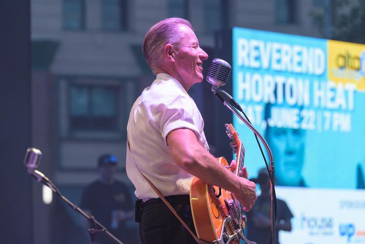 PHOTOS: The Reverend Horton Heat live at Levitt Pavilion