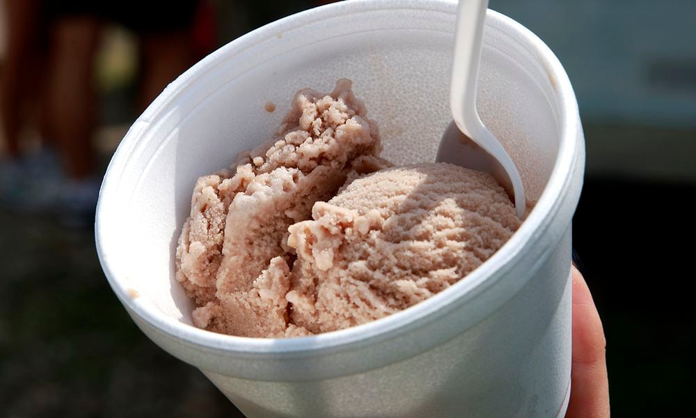 Ice cream from Ullery's Homemade Ice Cream at the Clark County Fair. BILL LACKEY/STAFF