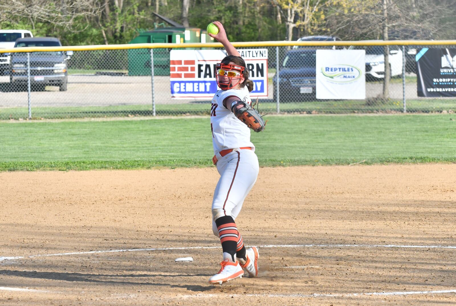 Bevercreek freshman Haley Ferguson ranks among the top hitters and pitchers in the GWOC. Greg Billing/CONTRIBUTED