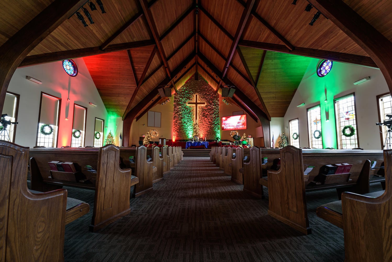 PHOTOS: A look inside Normandy United Methodist Church in Centerville decorated for Christmas