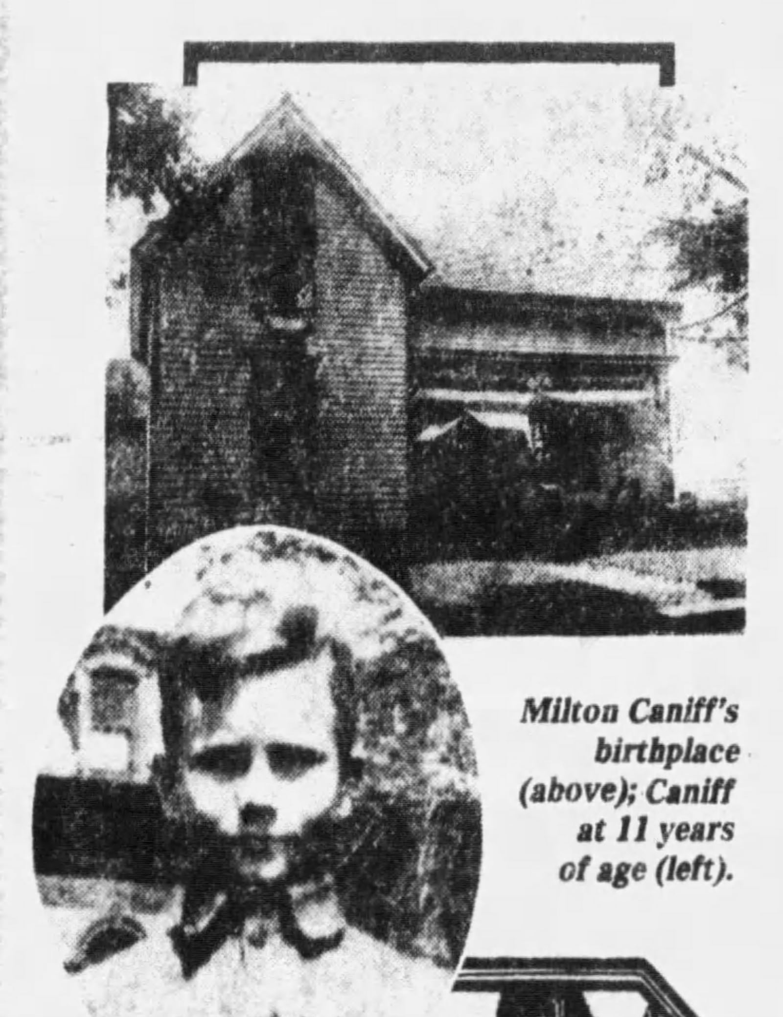 Milton Caniff's birthplace. THE JOURNAL HERALD ARCHIVES