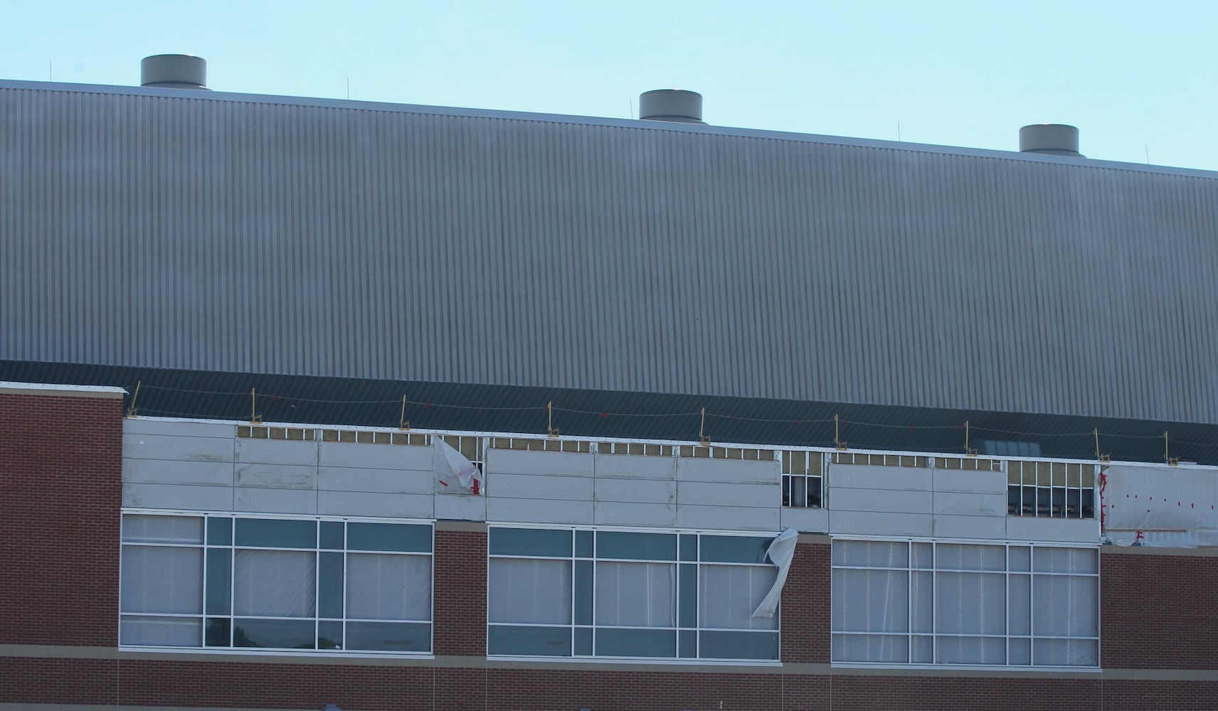 Photos: New sign on top of UD Arena