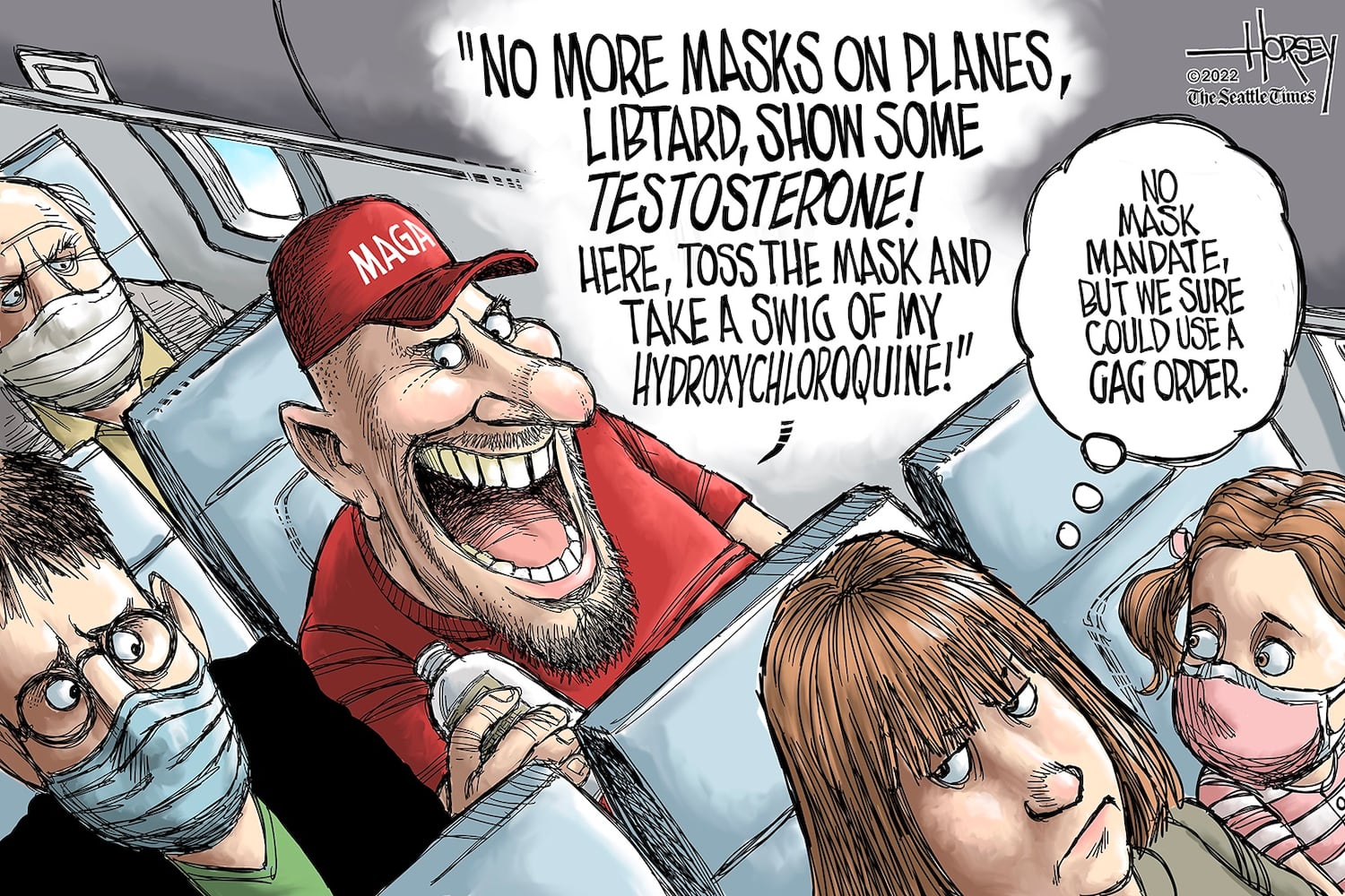 WEEK IN CARTOONS: DeSantis and Disney, masks on planes and more