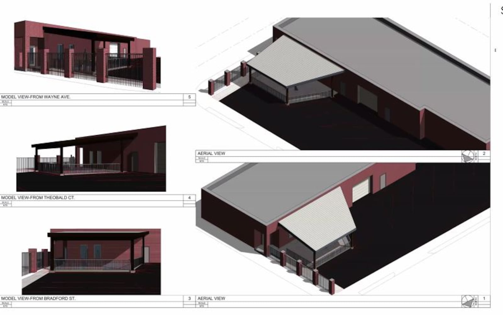 Concept plans for the new patio roof for Branch & Bone Artisan Ales. CONTRIBUTED