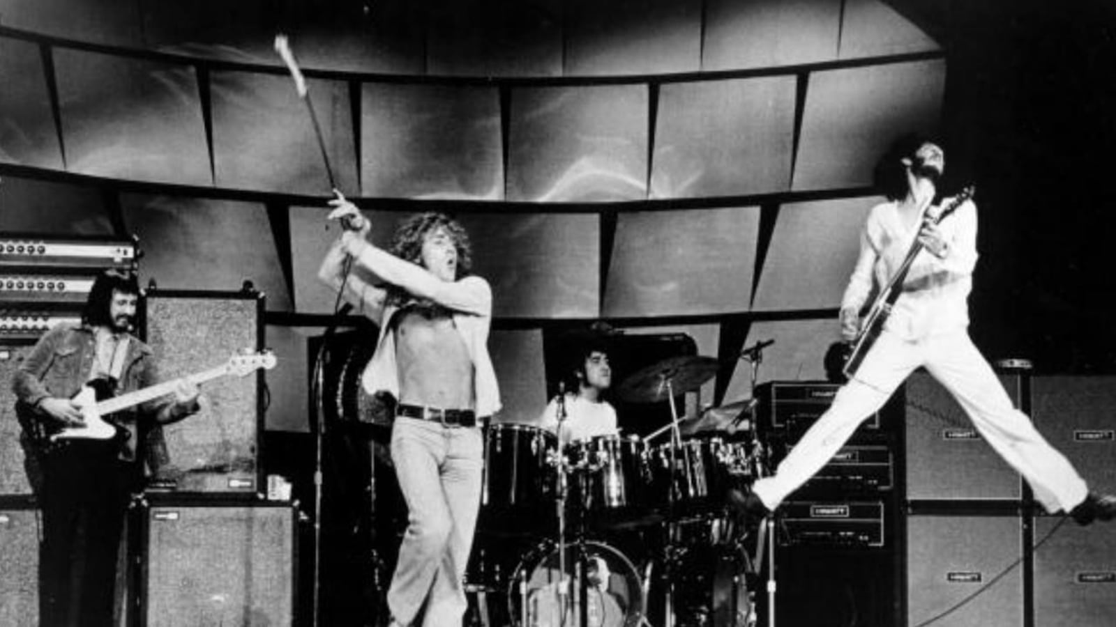 Pete Townshend and The Who were noted for their onstage theatrics.