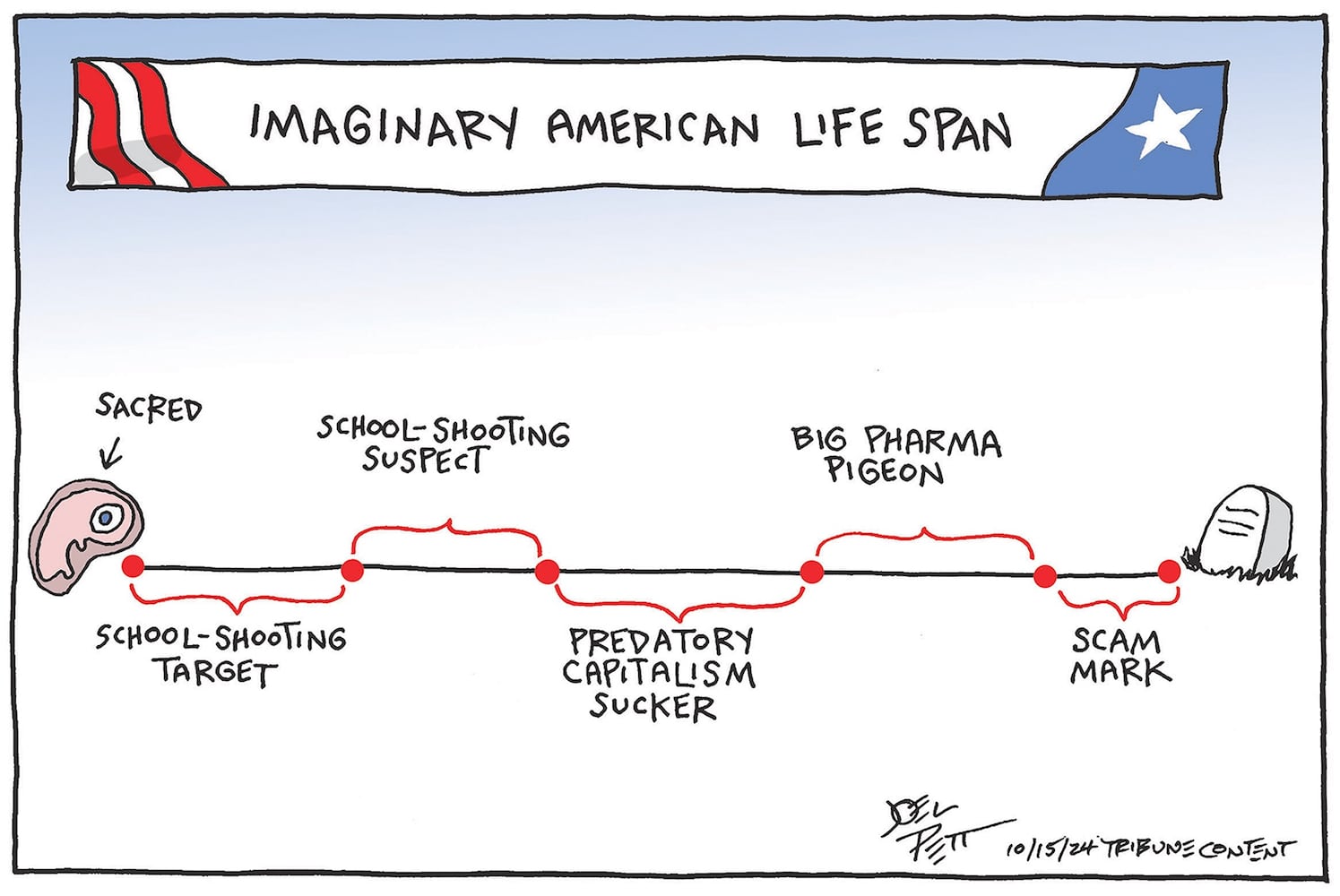 CARTOONS: Joel Pett, Oct. 20, 2024