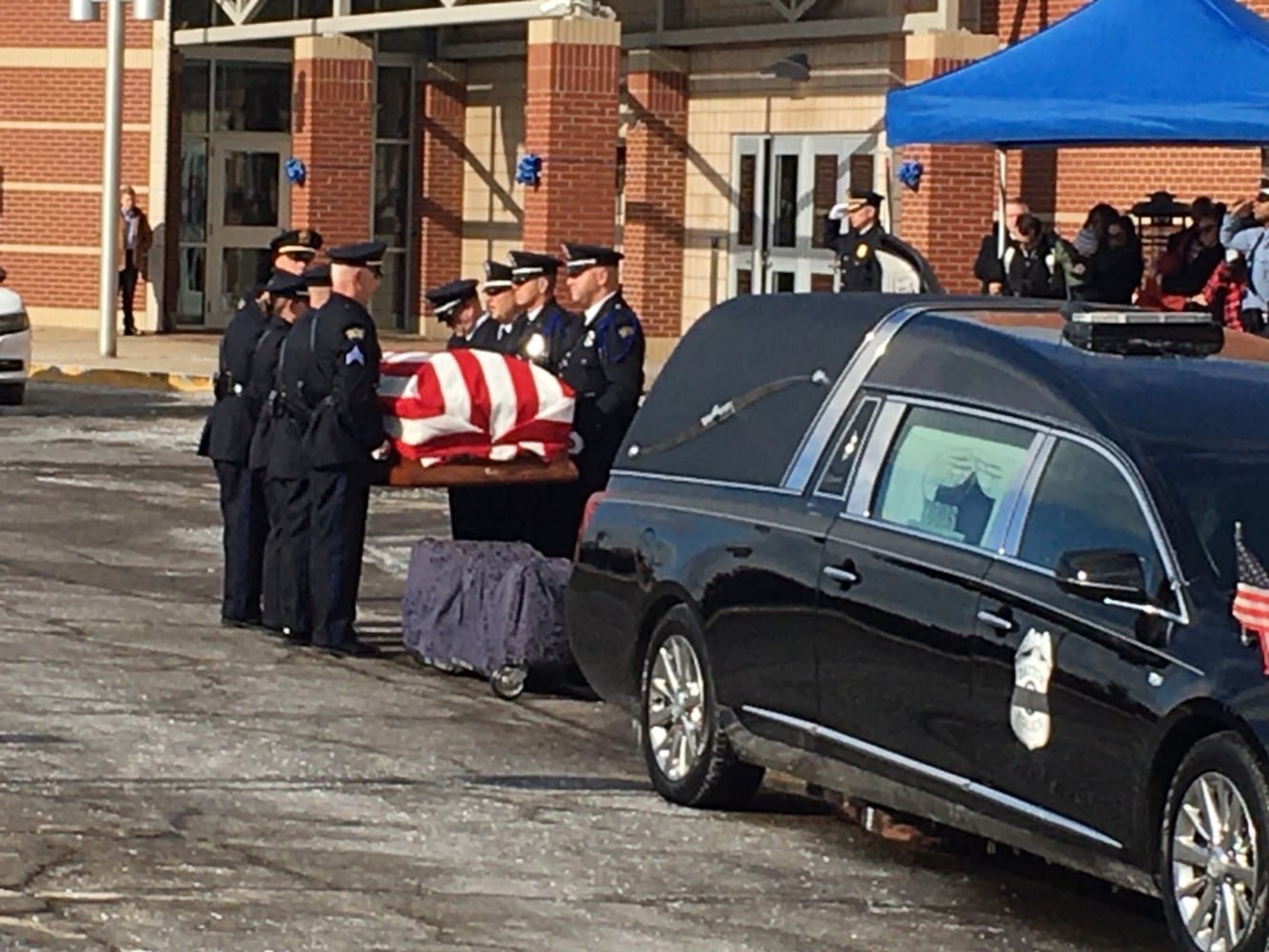 PHOTOS: Community comes together for Det. Jorge DelRio’s funeral service