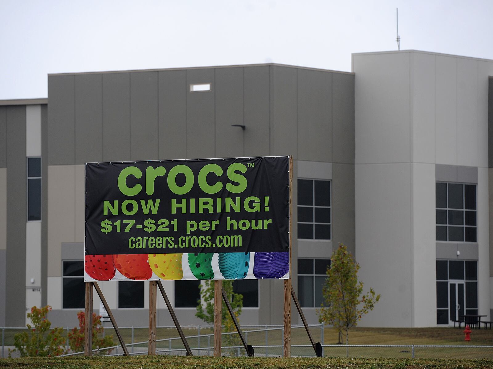 The Crocs Distribution Center located 10391 Dog Leg Road. MARSHALL GORBY\STAFF