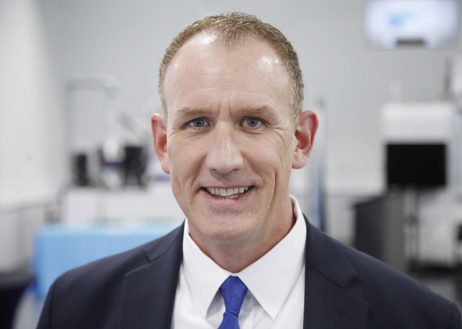 Steve Jacobson, president and CEO of United Grinding which celebrated the opening of its new North American Headquarters in Miamisburg on April 17, 2018. TY GREENLEES / STAFF