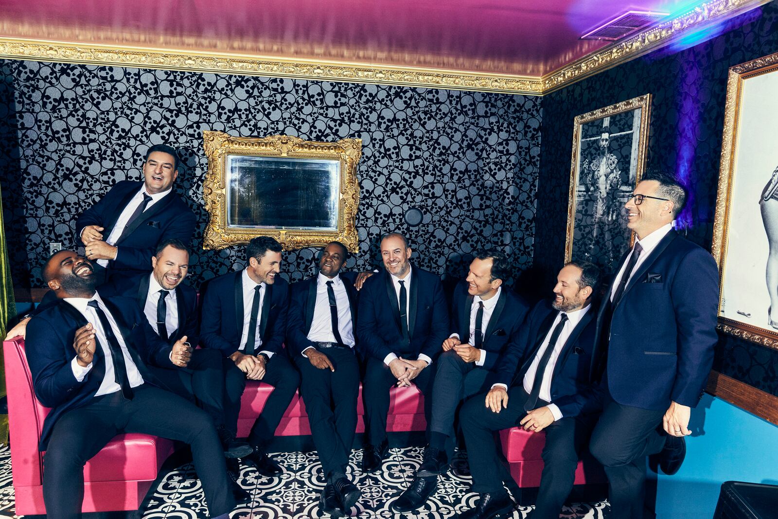 A cappella group Straight No Chaser, which formed as a student a cappella group at Indiana University in the mid-1990s, performs with special guests Ambrosia at Rose Music Center in Huber Heights on Saturday, July 1.