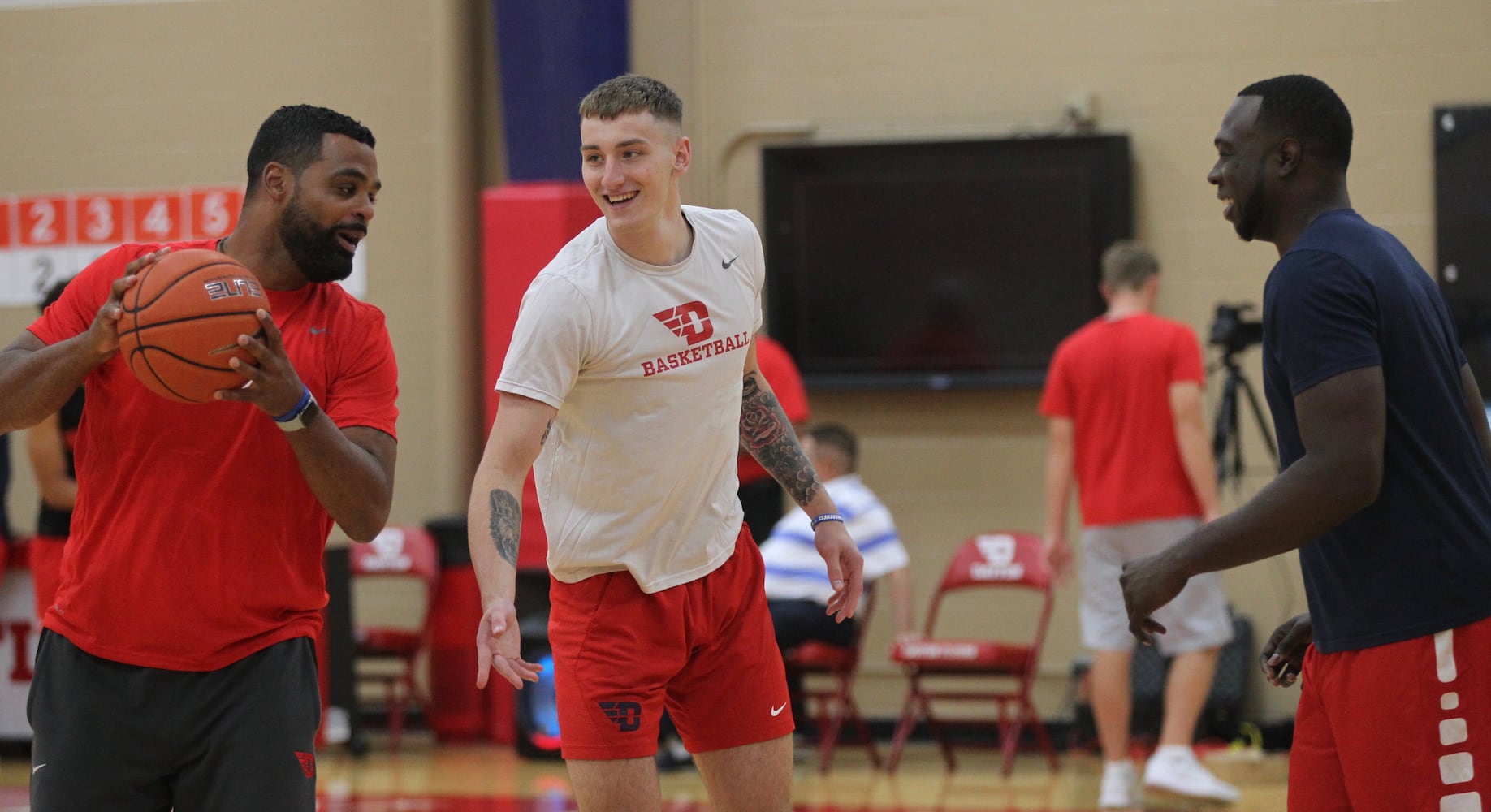 Dayton Flyers hold team workout at Cronin Center