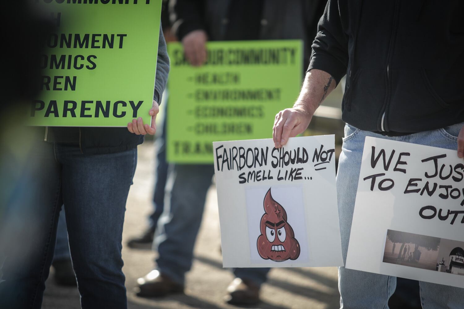 PHOTOS: Residents protest biodigester decision