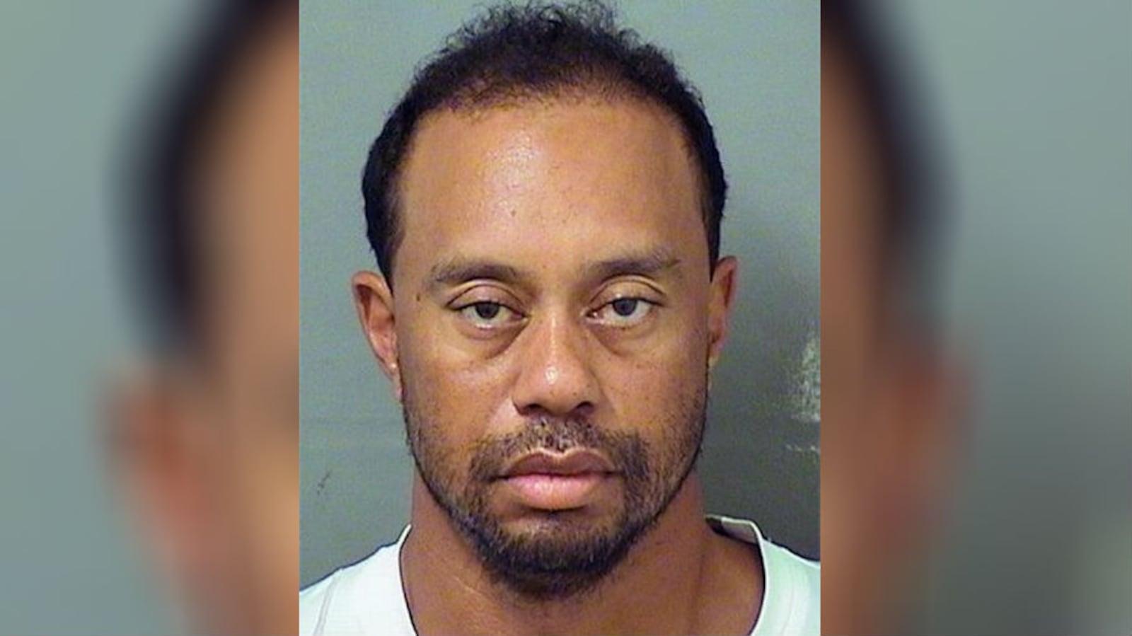 JUPITER, FL - MAY 29: In this handout photo provided by The Palm Beach County Sheriff's Office, golfer Tiger Woods is seen in a police booking photo after his arrest on suspicion of driving under the influence (DUI) May 29, 2017 in Jupiter, Florida. Woods has been released on his own recognizance. (Photo by The Palm Beach County Sheriff's Office via Getty Images)