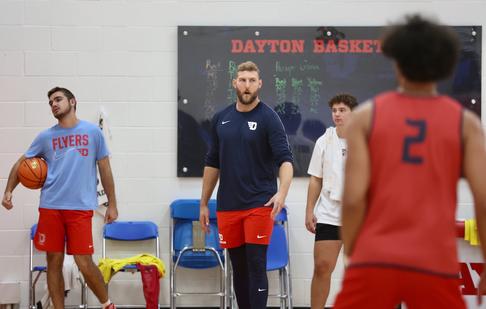 Dayton preseason practice