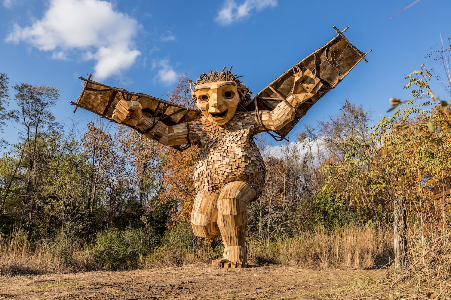 Trolls invade Dayton park