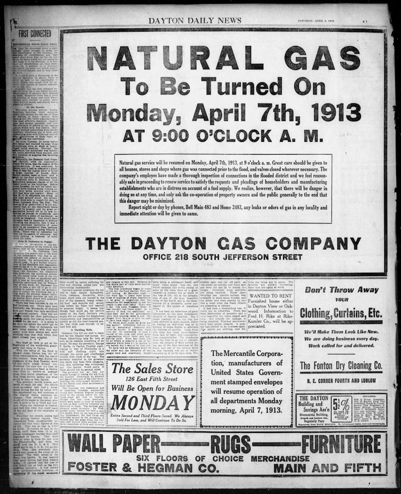 Dayton history pages 1913 Flood