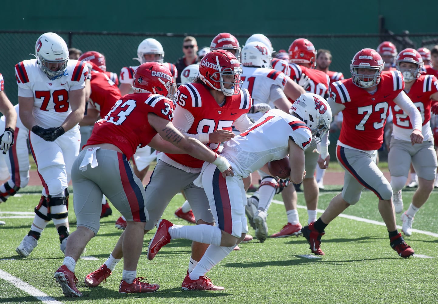 Dayton spring football game