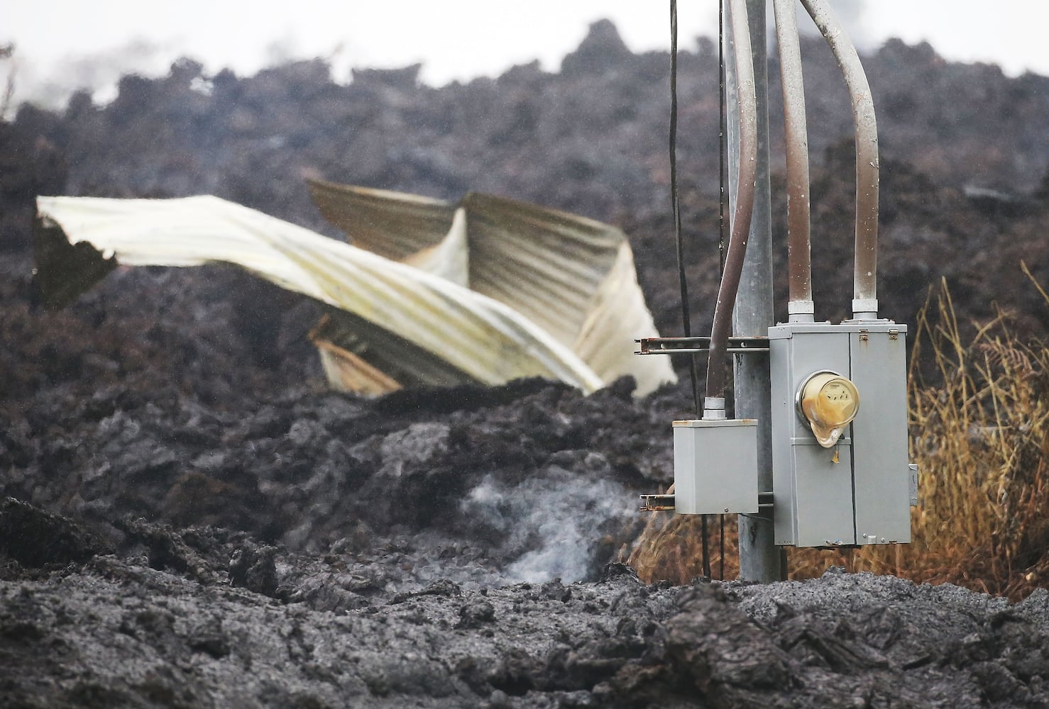 Photos: Hawaii volcano erupts