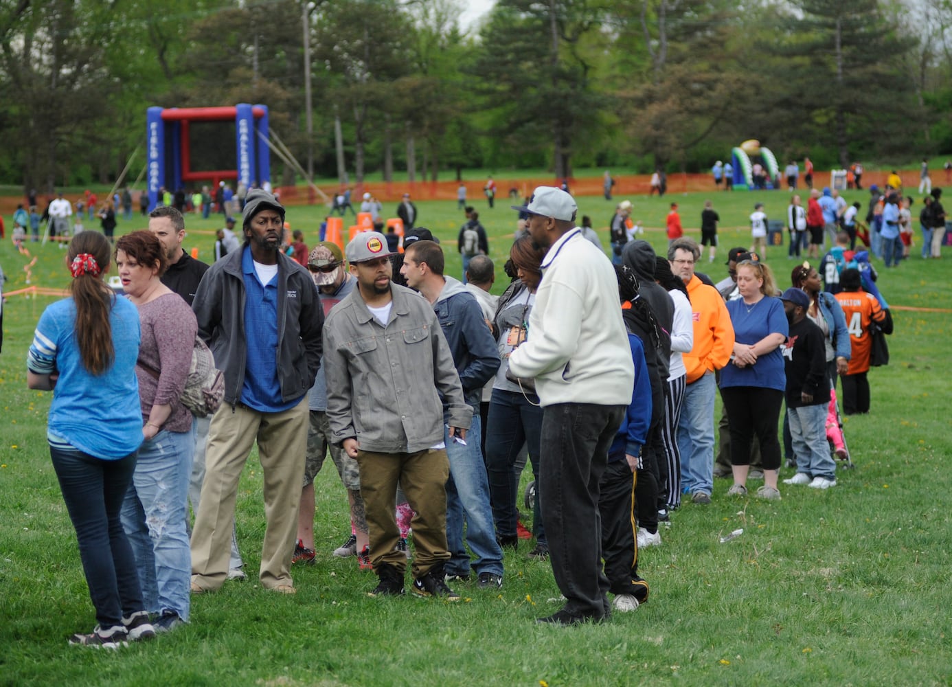 PHOTOS: NFL Draft Day at Dayton’s Triangle Park