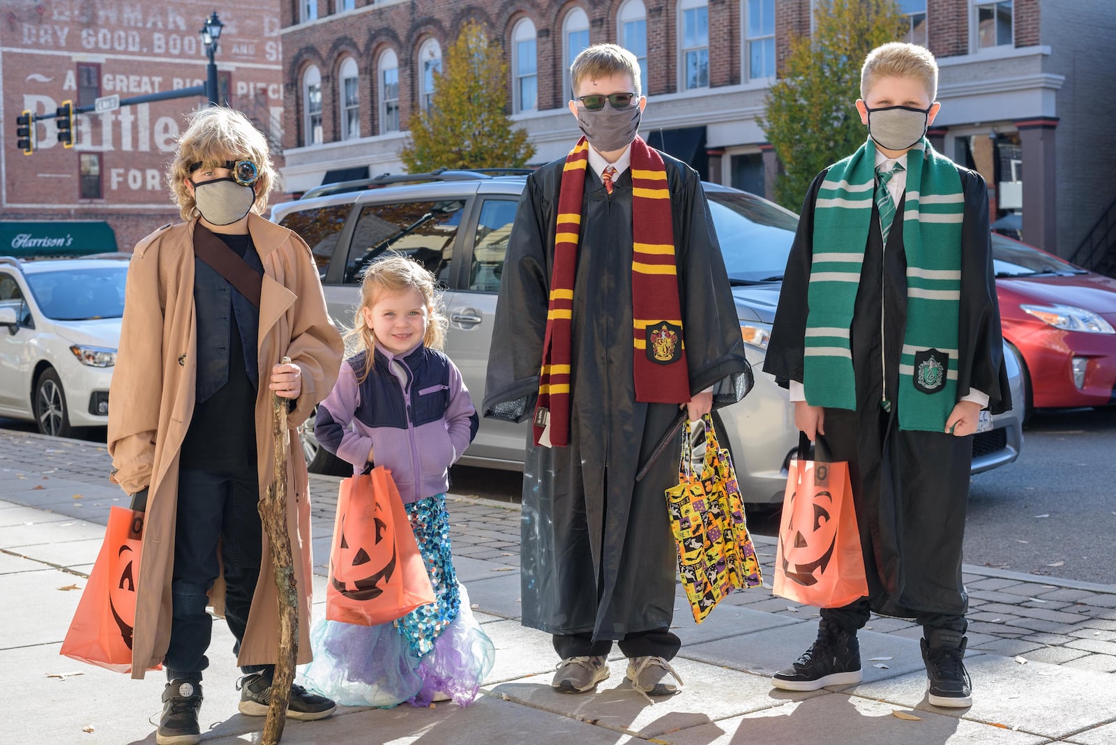 The Harry Potter Trick or Treat with Downtown Tipp City Merchants event, hosted by the Downtown Tipp City Partnership was held on Halloween, Saturday, October 31, 2020. Even though costumes featuring Harry Potter characters were encouraged but not required, attendees wore a wide variety of costumes. Did we spot you there? TOM GILLIAM/CONTRIBUTING PHOTOGRAPHER