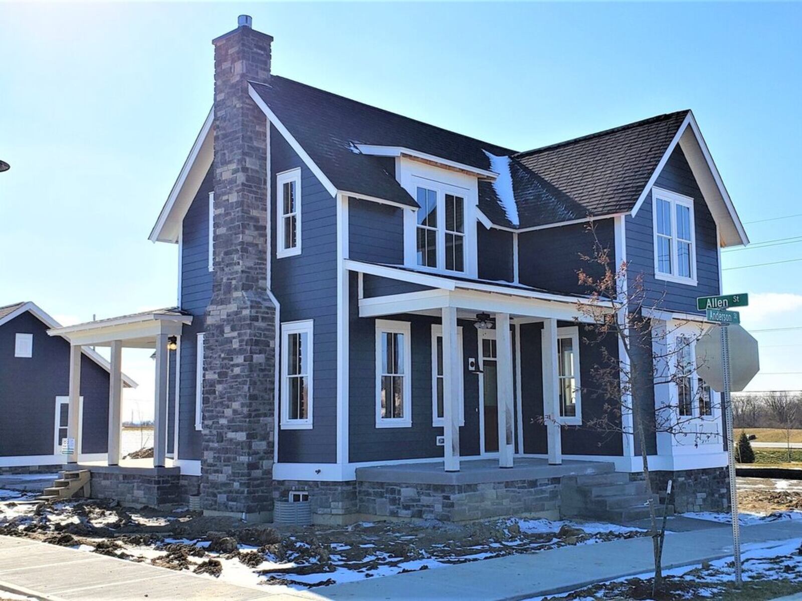 This is one of nearly a dozen completed new single-family houses in Union Village. The Warren County development is in the first phase of a 40-year master plan. CONTRIBUTED