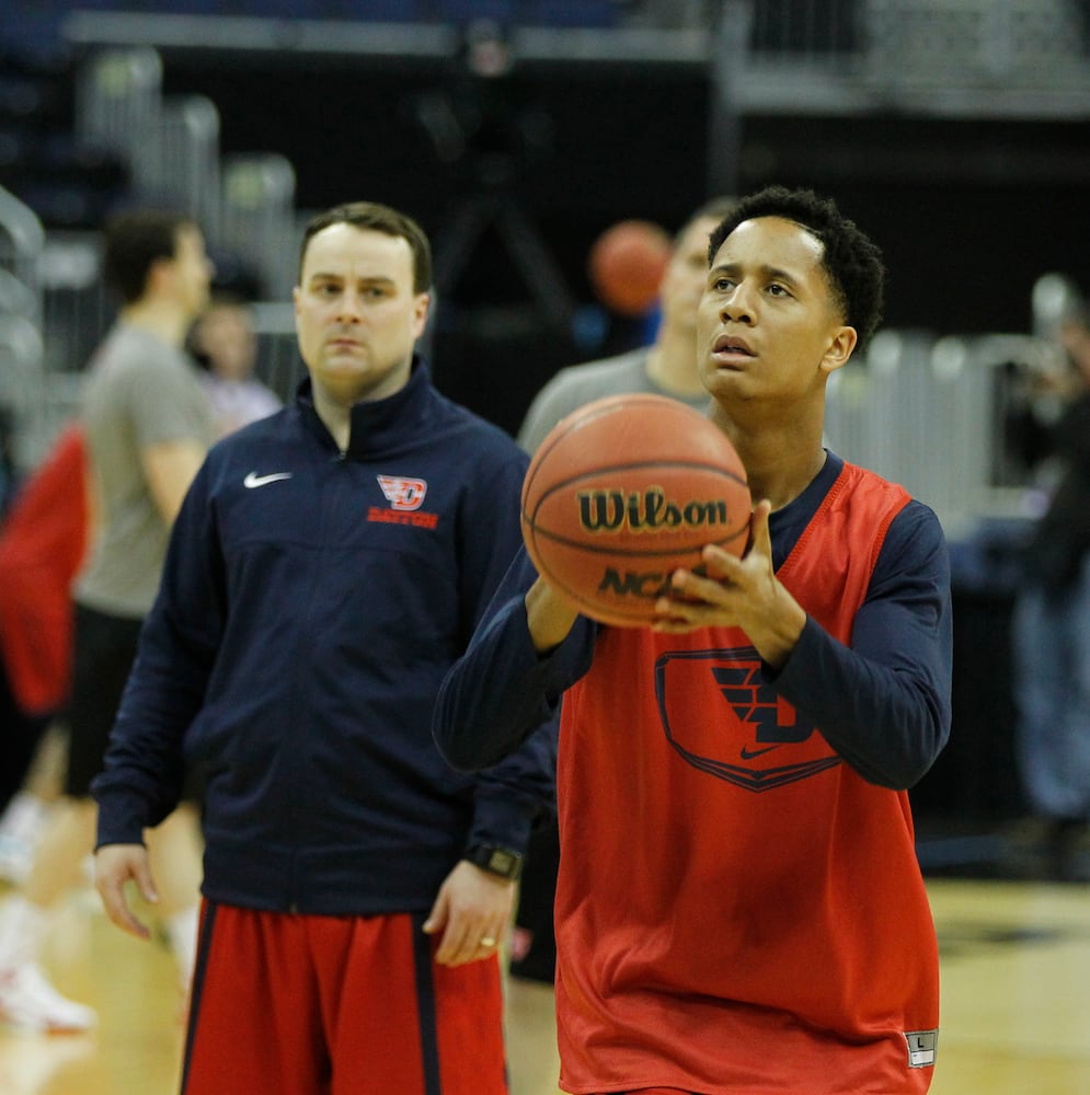 Dayton practices in Columbus