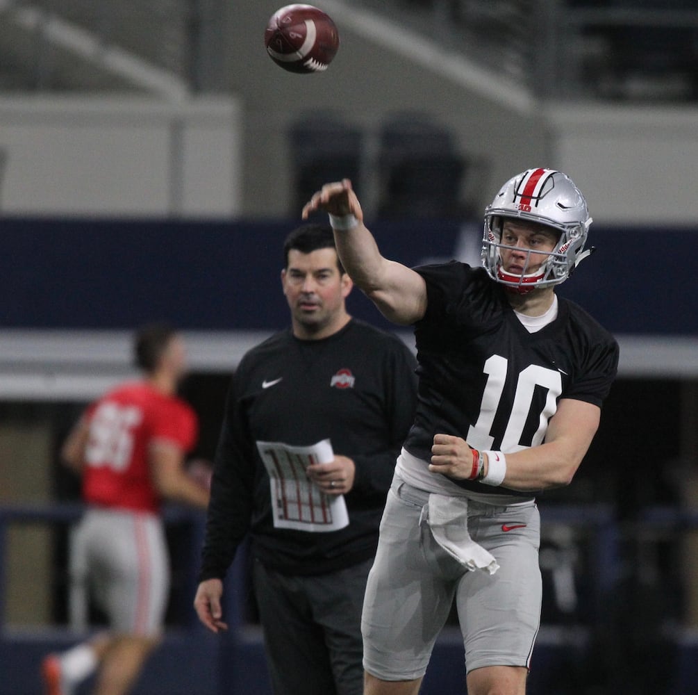 Photos: Ohio State practices at AT&T Stadium