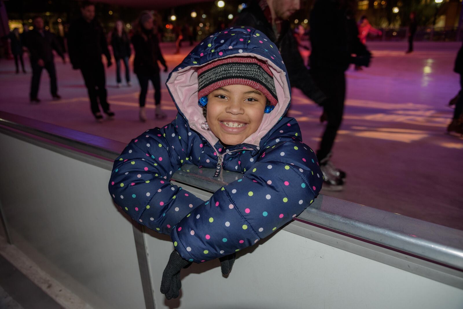 UpDayton hosted a free ice skating night at RiverScape Ice Rink on Friday, Jan. 19, 2018. Here’s who we spotted.