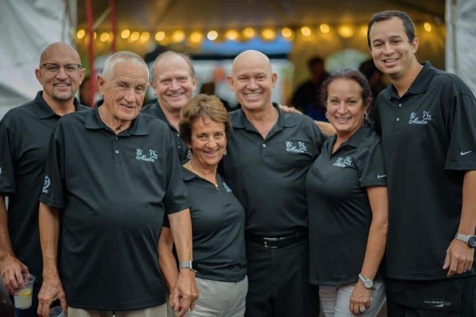 El Meson is located at 903 E. Dixie Dr. in West Carrollton. Pictured left to right is Herman R. Castro, Herman G. Castro, Mark Abbott, Gloria Castro, Bill Castro, Marie Castro and Stefen Lamley Castro (CONTRIBUTED PHOTO).