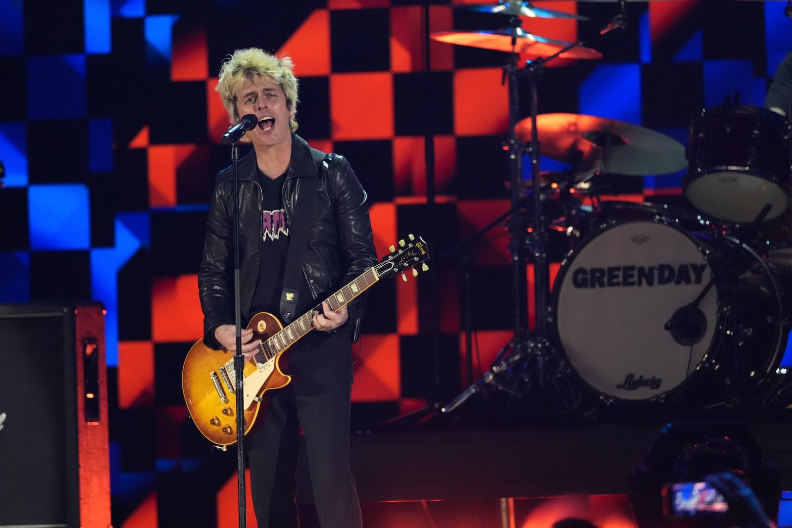 Billie Joe Armstrong of Green Day performs during the FireAid benefit concert on Thursday, Jan. 30, 2025, at The Forum in Inglewood, Calif. (AP Photo/Chris Pizzello)