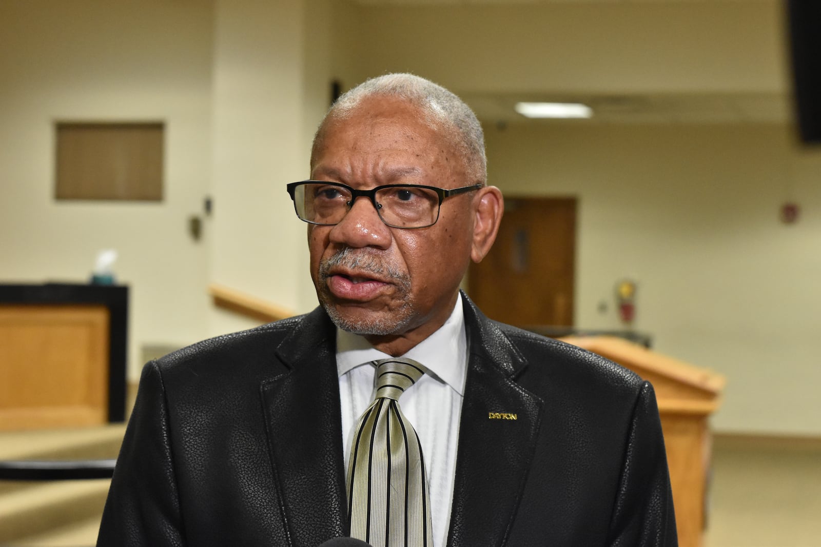 Dayton Mayor Jeffrey Mims Jr. at City Hall on Wednesday, Nov. 15, 2023. CORNELIUS FROLIK / STAFF