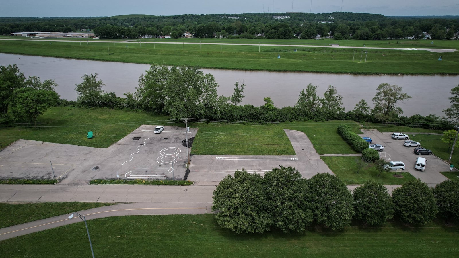 A river district is being proposed along the Great Miami River in West Carrollton off of East Central Avenue. The proposal includes new development, a whitewater park and riverfront housing. JIM NOELKER/STAFF