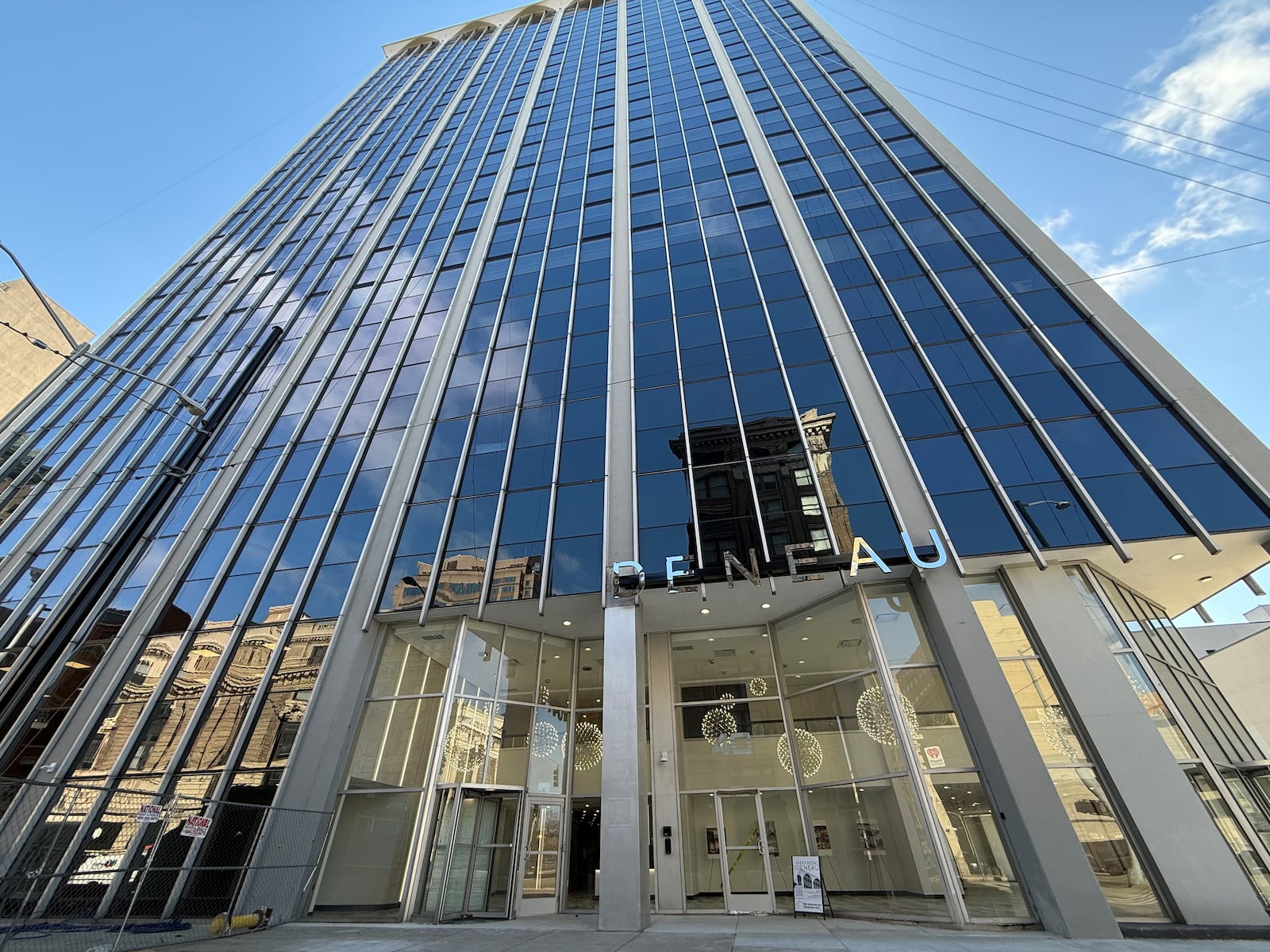 The Grant-Deneau Tower is a 22-story office tower located at 40 W. Fourth Street, across the street from the Dayton Arcade in downtown Dayton. CORNELIUS FROLIK / STAFF