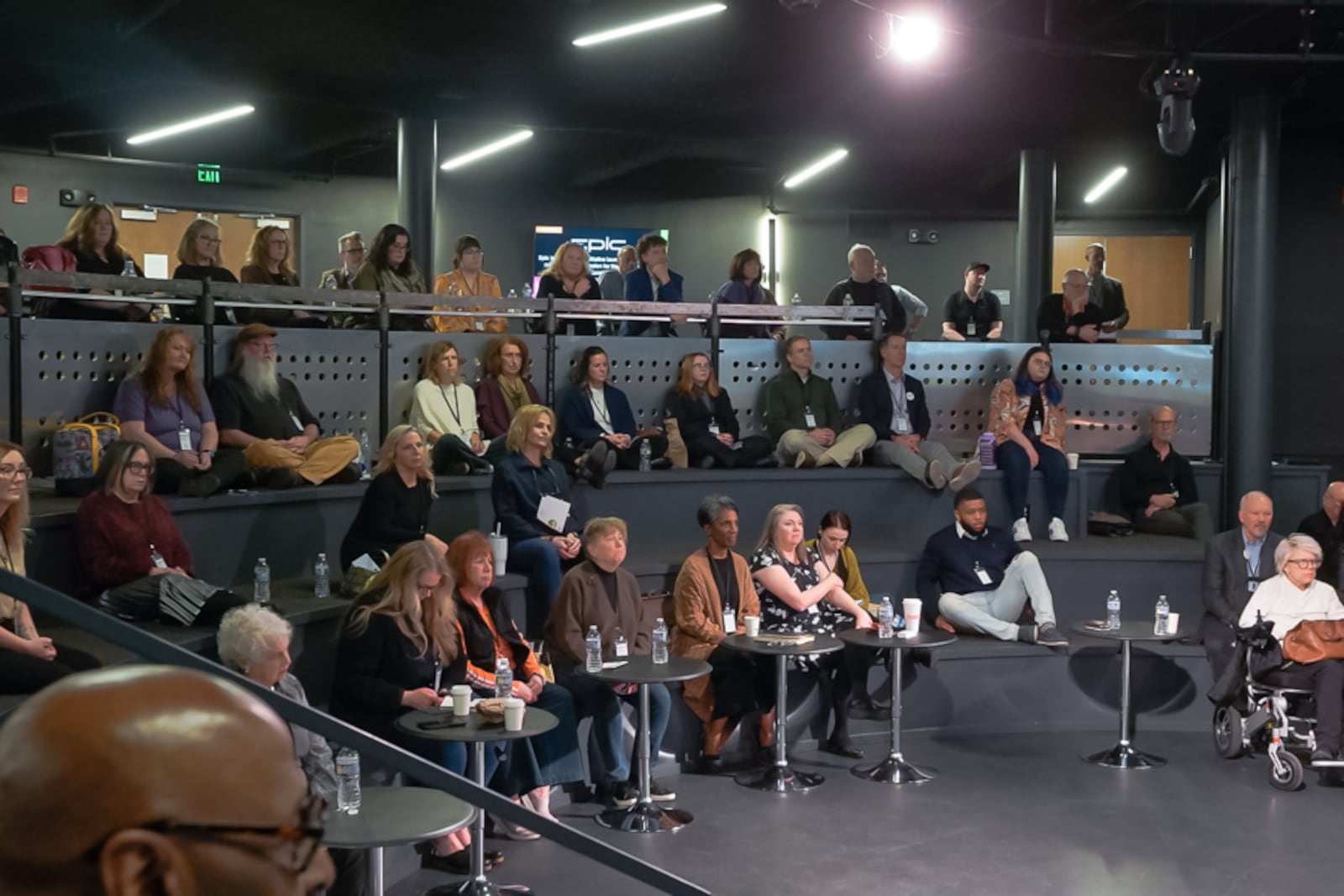 Attendees of the EPIC Inspires arts symposium. Photo credit: @ScottyDfoto