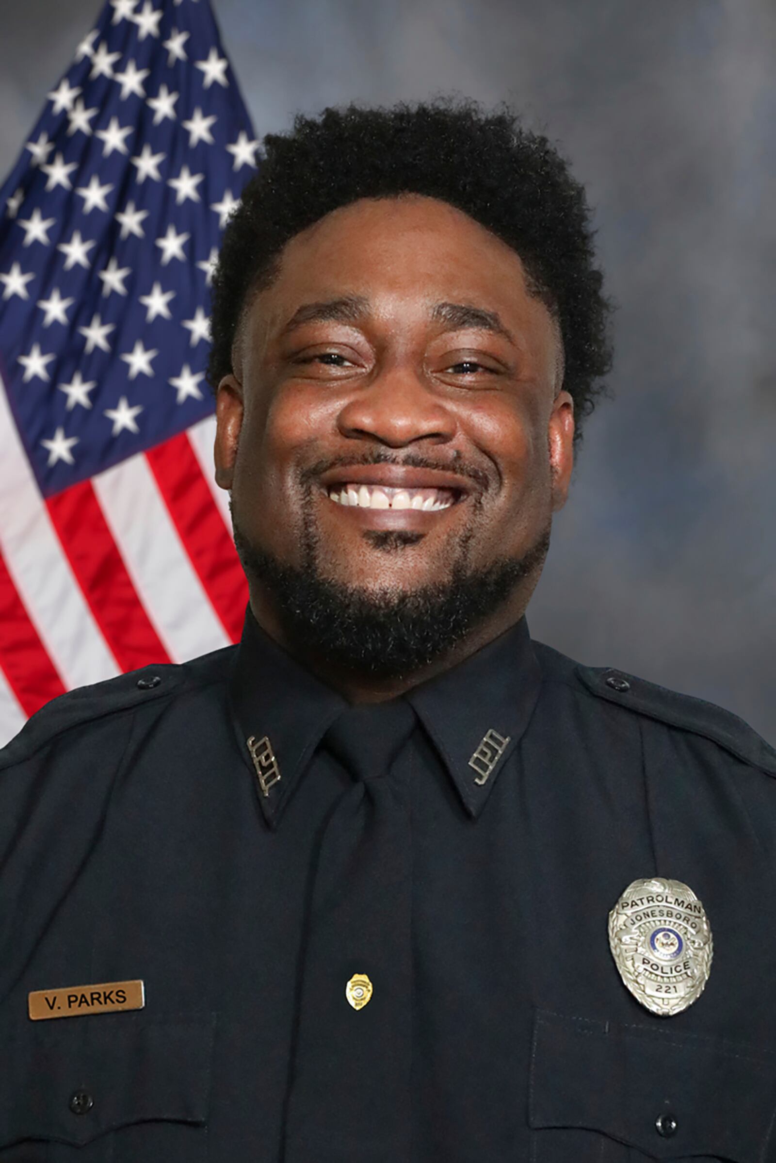 This photo provided by the Jonesboro Police Department shows Vincent Parks in 2022. (Jonesboro Police Department via AP)