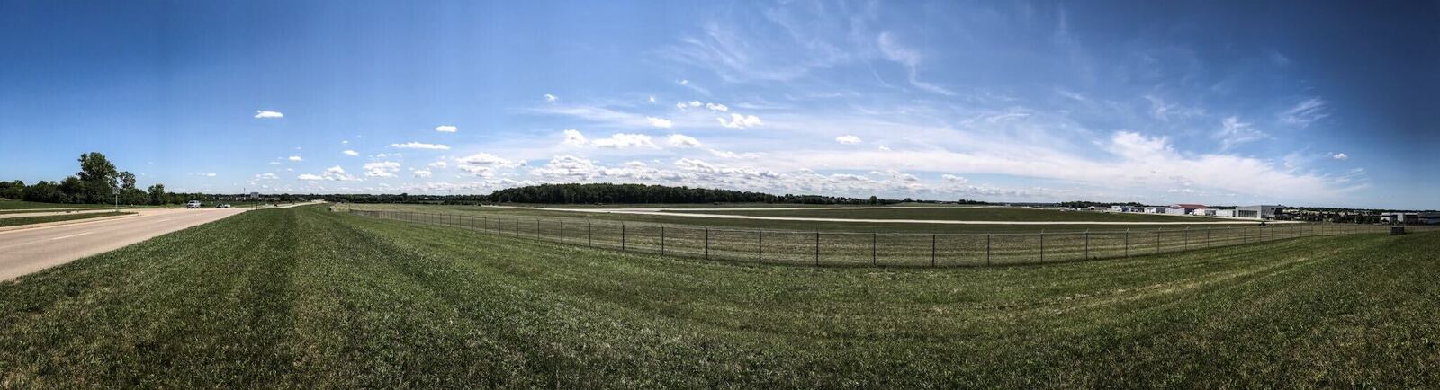 NorthPoint Development has reached a purchase option agreement with the city of Dayton for land at the Dayton-Wright Brothers Airport in Miami Twp., shown here in on Aug. 5, 2020, photo, and about 12 miles south of the city. The real estate development firm hopes to develop the property for a high-tech manufacturing project that could bring 400 new jobs to the area. JIM NOELKER/STAFF