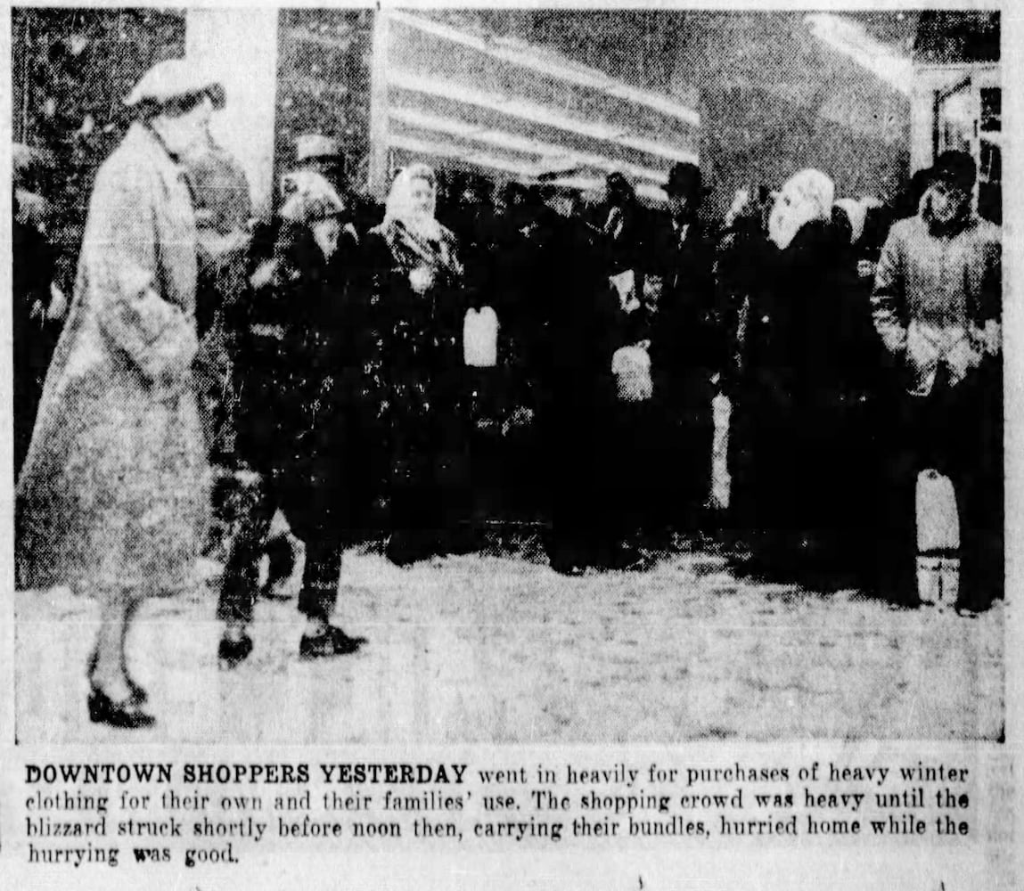 Dayton Thanksgiving Blizzard 1950