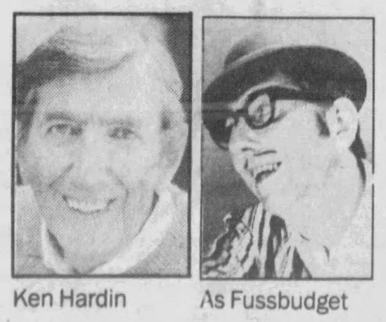 Ken Hardin from the Ken and Don show where he played Ferdie Fussbudget and other characters. DAYTON DAILY NEWS ARCHIVES