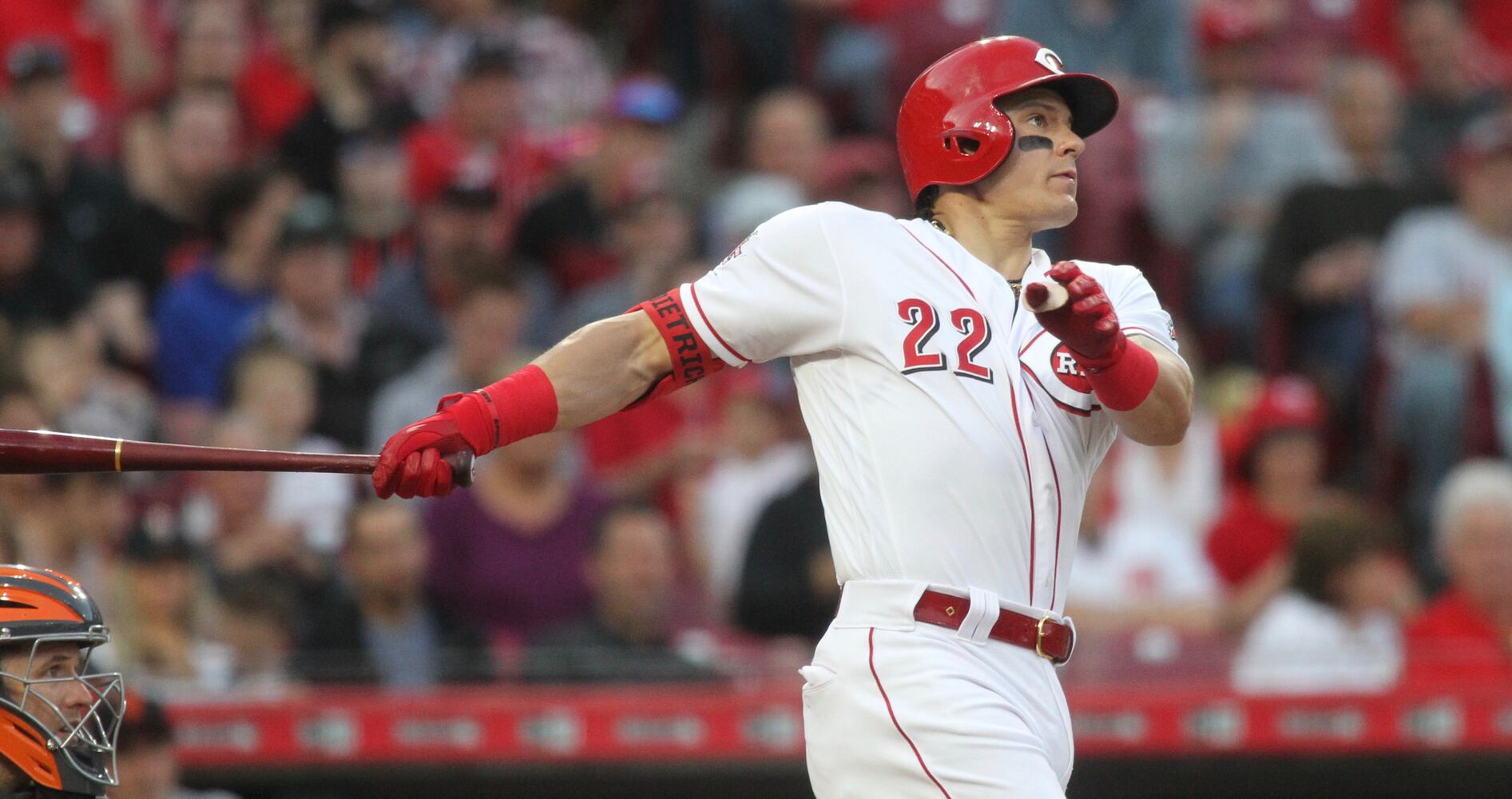 Photos: Derek Dietrich hits two three-run home runs for Reds