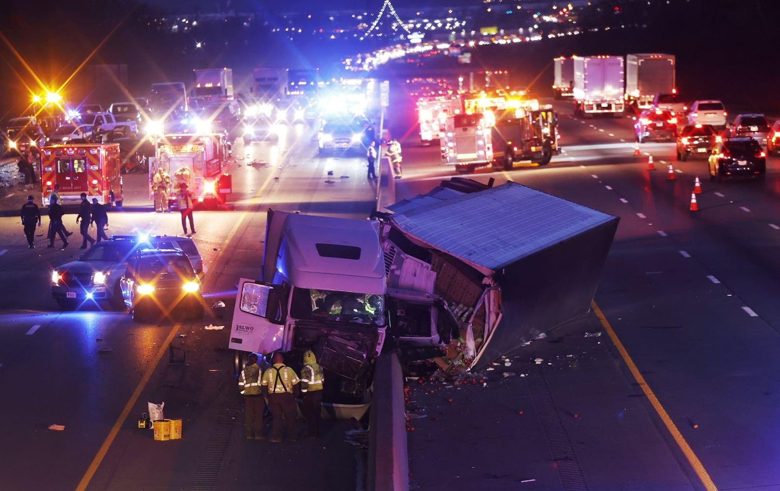 I-75 crash around state Route 122